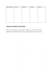 English Worksheet: Test 