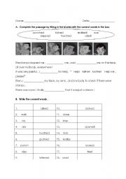 English worksheet: A Nightmare