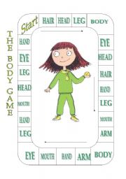 English Worksheet: Body Game