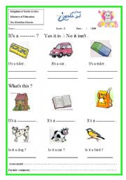 English worksheet: pronoun (( it ))