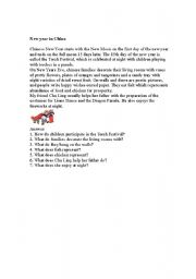 English Worksheet: Reading Comprehension Simple Present