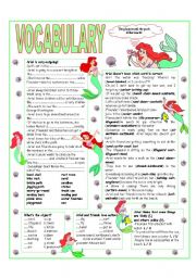 English Worksheet: RECYCLING VOCABULARY - TOPIC: THE PARK  - THE PLAYGROUND & THE BEACH - Elementary & up.