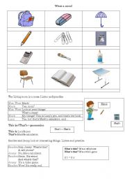 English worksheet: Demonstratives