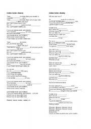 English worksheet: Listening activity