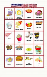 American Food Part 2,    20 flashcards