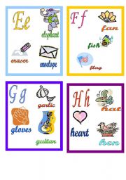 English worksheet: Alphabet Book 3