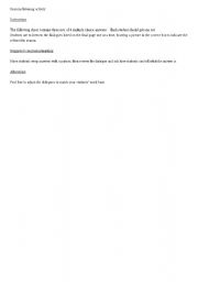 English Worksheet: Seasons Dialogue Listening Activity
