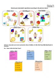 English Worksheet: Food- Likes & Dislikes