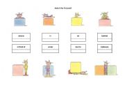 English worksheet: Prepositions