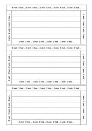 English worksheet: wish paper