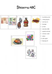 English Worksheet: Shopping in the supermarket 1