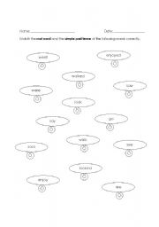 English worksheet: Find me and get me ( Past Tense) 