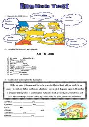 English test - PART I