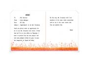 English worksheet: Memo