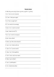 English worksheet: past simple