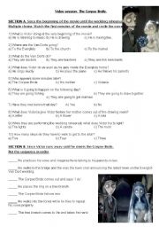 English Worksheet: VIDEO SESSION 