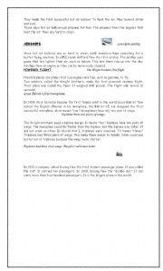 English Worksheet: Flying machines page 2 (pictures have been reduced as they were too heavy)
