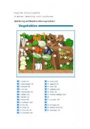 Vegetables in English