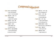 Major types of Compound Adjectives