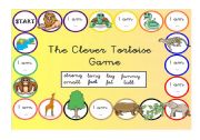 English Worksheet: THE CLEVER TORTOISE GAME
