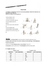 English Worksheet: Present Perfect