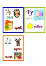 English Worksheet: Alphabet book