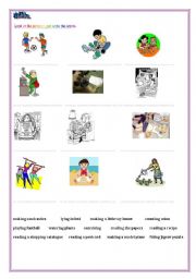 English worksheet: Hobbies