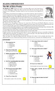 English Worksheet: READING COMPREHENSION