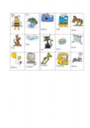 English worksheet: charades for children 1