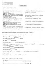 English worksheet: present perfect vs past simple