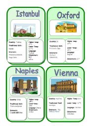 English Worksheet: Cities_and_Countries_GAME SET 8/ 8