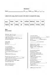 English worksheet: MUsic 