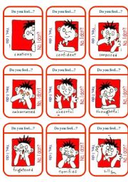 Feelings game cards (1of2)