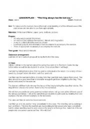 English Worksheet: Practising the past tenses by telling stories