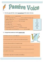 English Worksheet: Passive voice - 2