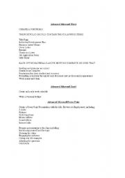 English Worksheet: practice Word