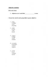 English worksheet: Find the odd one out