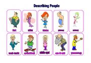 English Worksheet: Describing people (18.07.09)