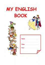 English Worksheet: Cover for an English book / portfolio