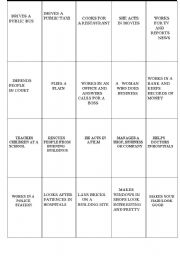 English worksheet: Profession match