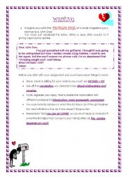 English Worksheet: Agony Aunt