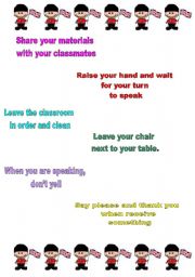 English Worksheet: RULES