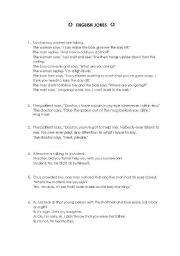 English Worksheet: English jokes