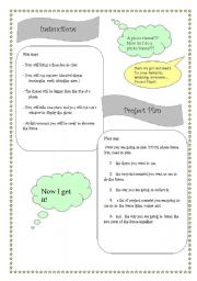 English worksheet: Project Plan to create a photo frame w/ recycled materials