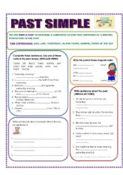 English Worksheet: PAST SIMPLE