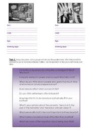 English Worksheet: Video Activity - Describing Appearance, Clothes and Style 2