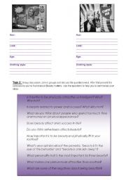 English worksheet: Video Activity - Describing Appearance, Clothes and Style 2