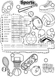 SPORTS PUZZLE and LETTER TILES