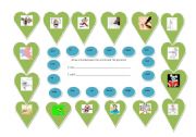 English Worksheet: can&cant&verbs