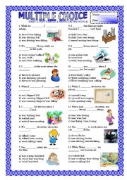 Multiple Choice - Part 8 - Past Simple & Past Continuous (1)